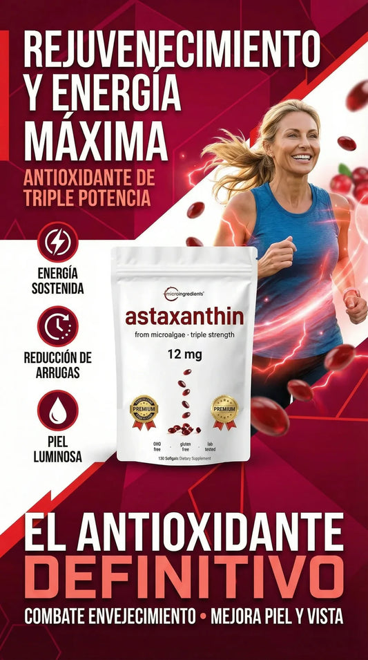 Astaxantina® - Juventud Celular & Vitalidad Total