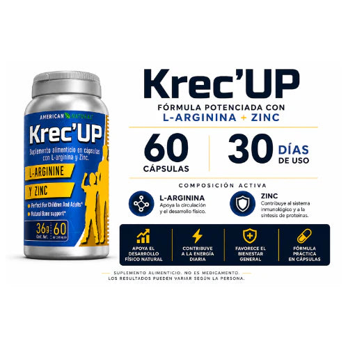 Krec Up™: Tratamiento Completo de 2 Meses – Compra 1 Mes y Recibe 2 (ULTIMAS UNIDADEAS) 🎁