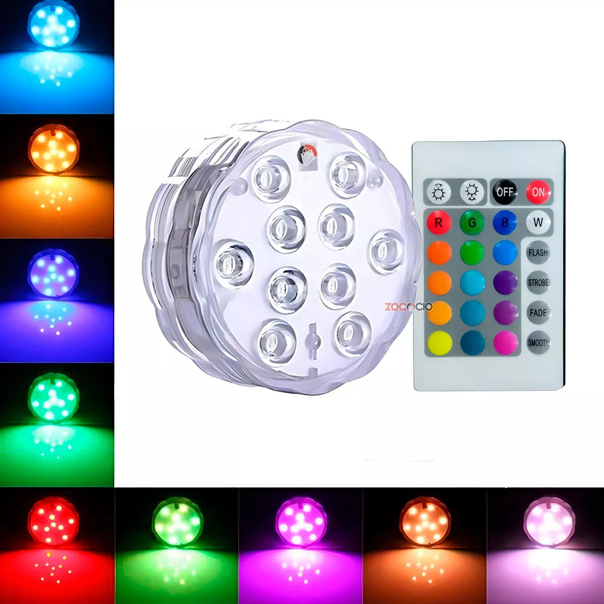 Kit de iluminación RGB para piscinas - até 60%OFF  Inalámbrico con control remoto - Pocas unidades