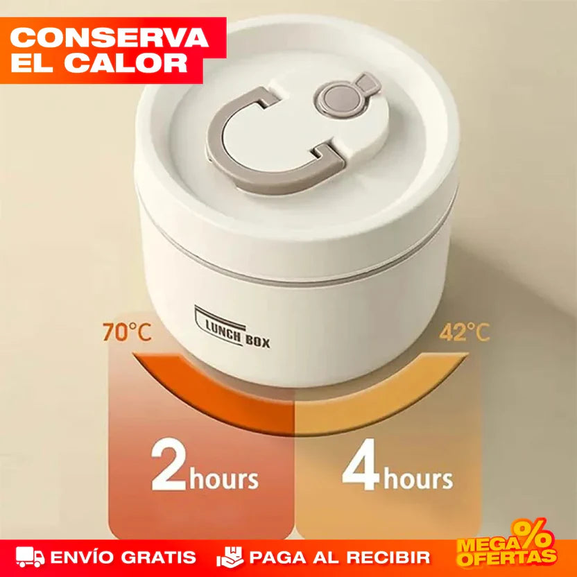 [GRAN LIQUIDACIÓN DE FIM STOCK] Portacomidas y Lonchera Térmica - Set x4 🔥