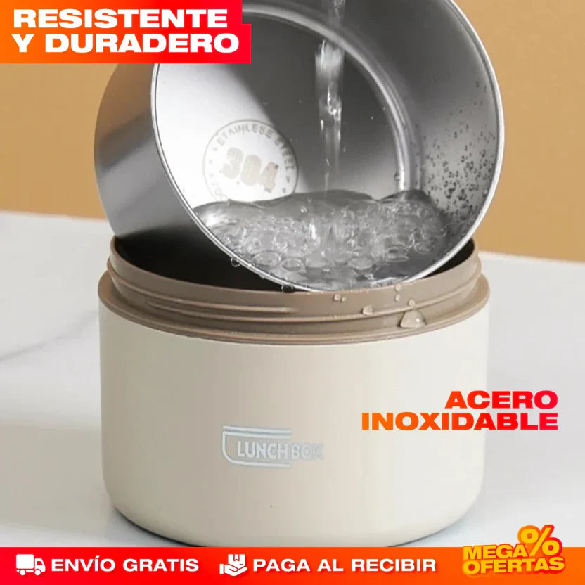 [GRAN LIQUIDACIÓN DE FIM STOCK] Portacomidas y Lonchera Térmica - Set x4 🔥