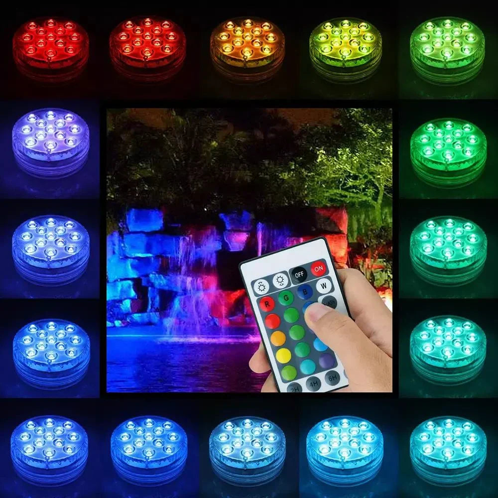Kit de iluminación RGB para piscinas - até 60%OFF  Inalámbrico con control remoto - Pocas unidades