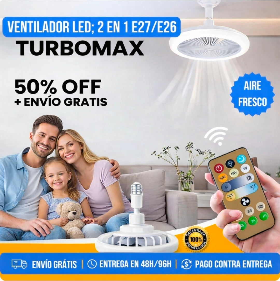 Ventilador Inteligente de LED 2 en 1 TurboMax™ - [Última unidad con un 64%OFF]