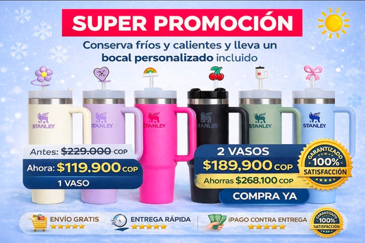 🔥 LIQUIDACIÓN DE STOCK: TERMOS STANLEY FRÍO Y CALO 30OZ (887ml)  +PROTECTORES BUCALES PERSONALIZADOS